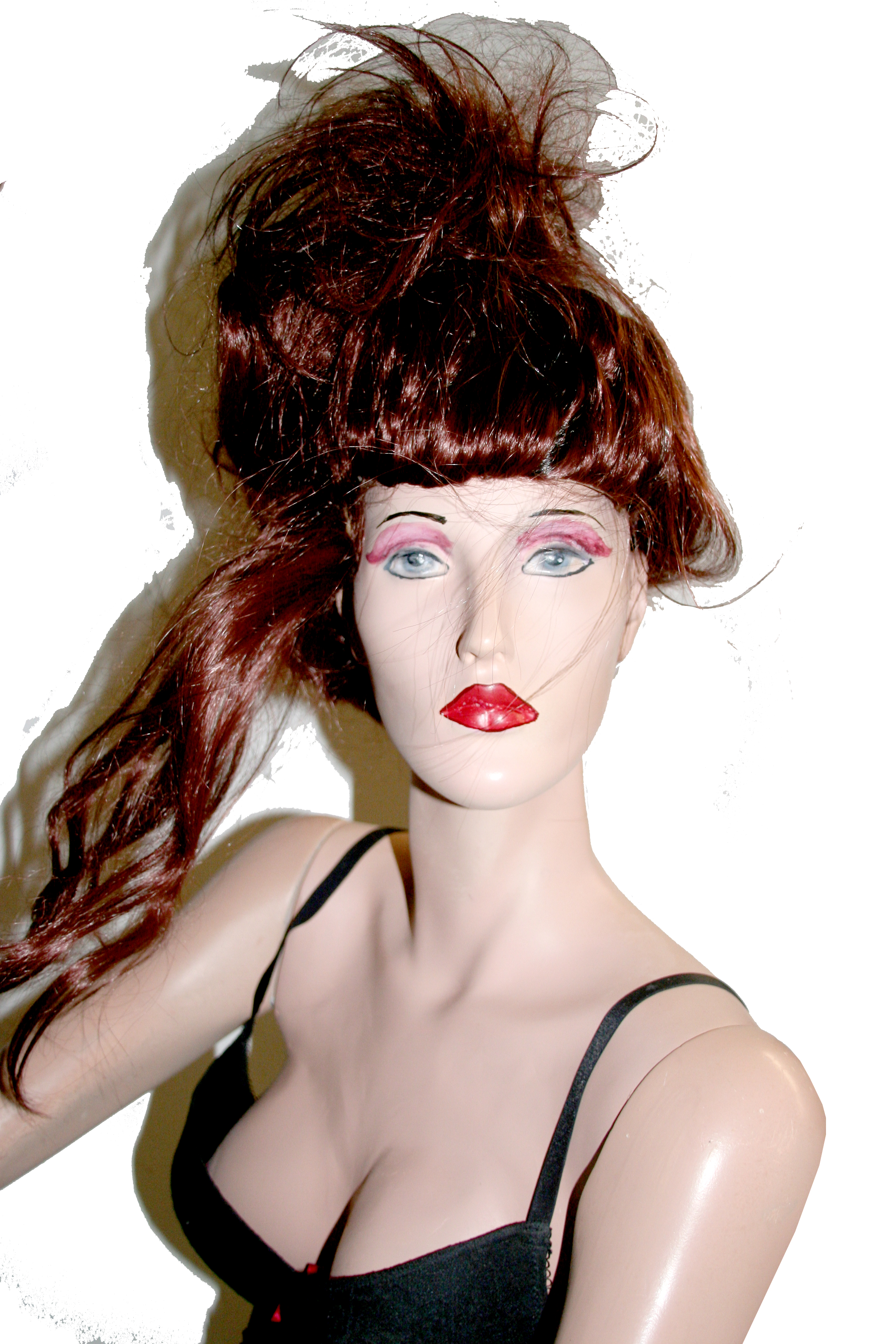 Schaufensterfigur "Mannequin Jossie" Lebensgroß  im Dessous mit Schnürstiefel